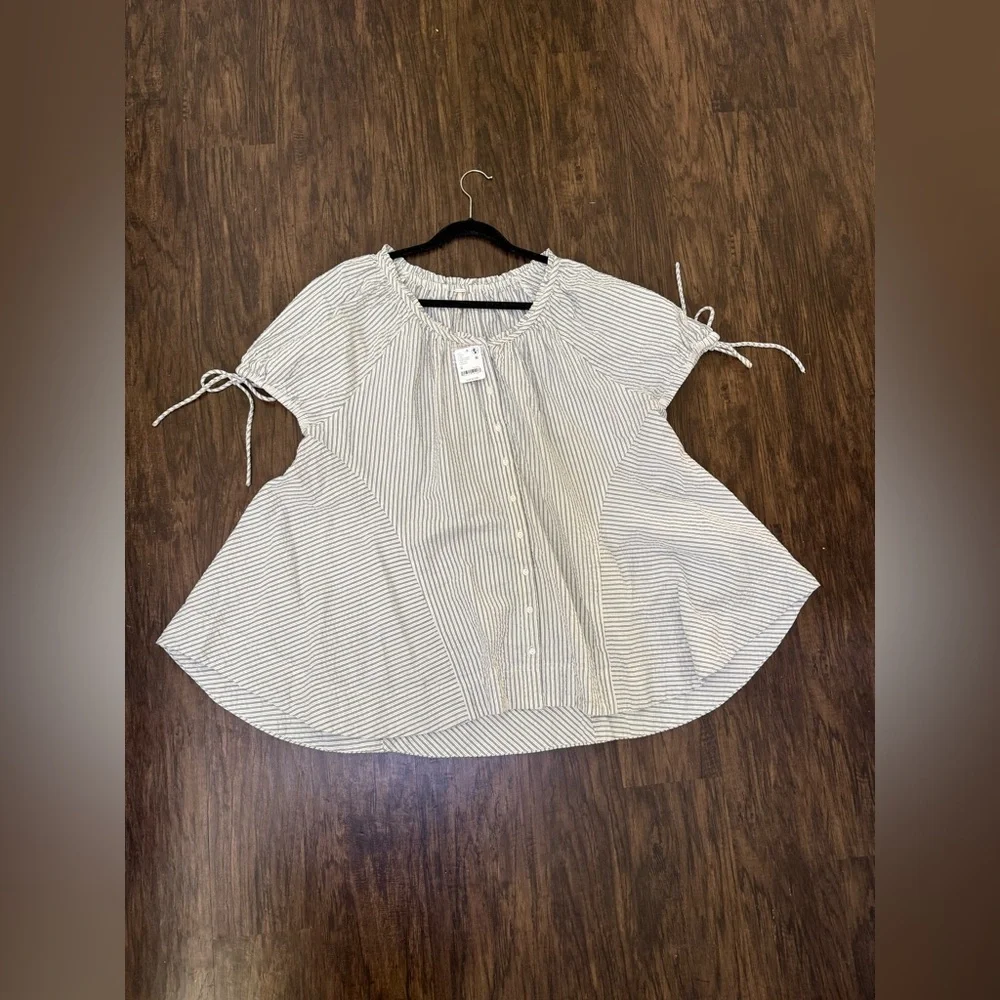 Free People Farley Striped tunic Dress - Picture 2 of 16